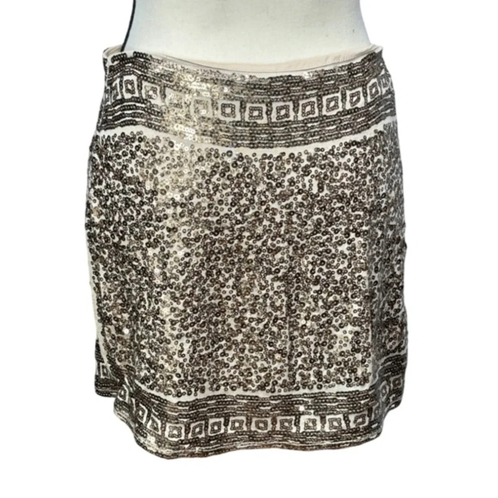 bundle 3 or more Chelsea & Violet Gold Sequin Skirt